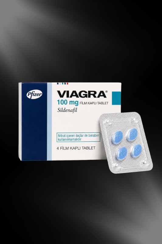 Viagra 100 mg (Box) 4 Tablets