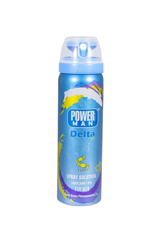 Power Men Delta Delay Spray Taffy – 10% Lidocaine | Iran Made