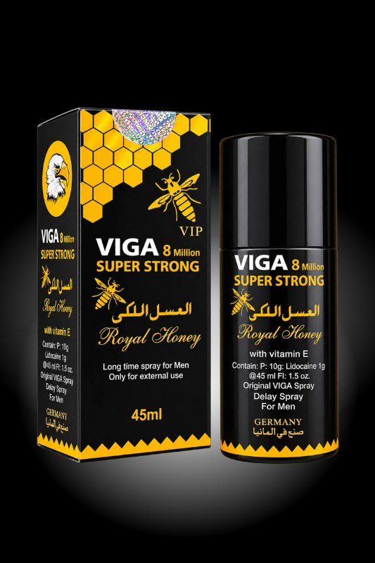 Viga 8 Million Super Strong Delay Spray Original - The Royal Honey Infusion - 45ml