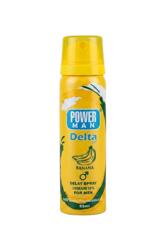 Power Men Delta Delay Spray Banana – 10% Lidocaine | Iran Made