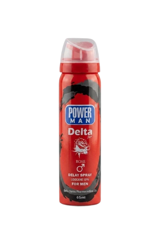 Power Men Delta Delay Spray Rose – 10% Lidocaine | Iran Made
