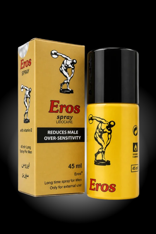 Eros Delay Spray Original German Import (45ml) | Lidocaine 10%